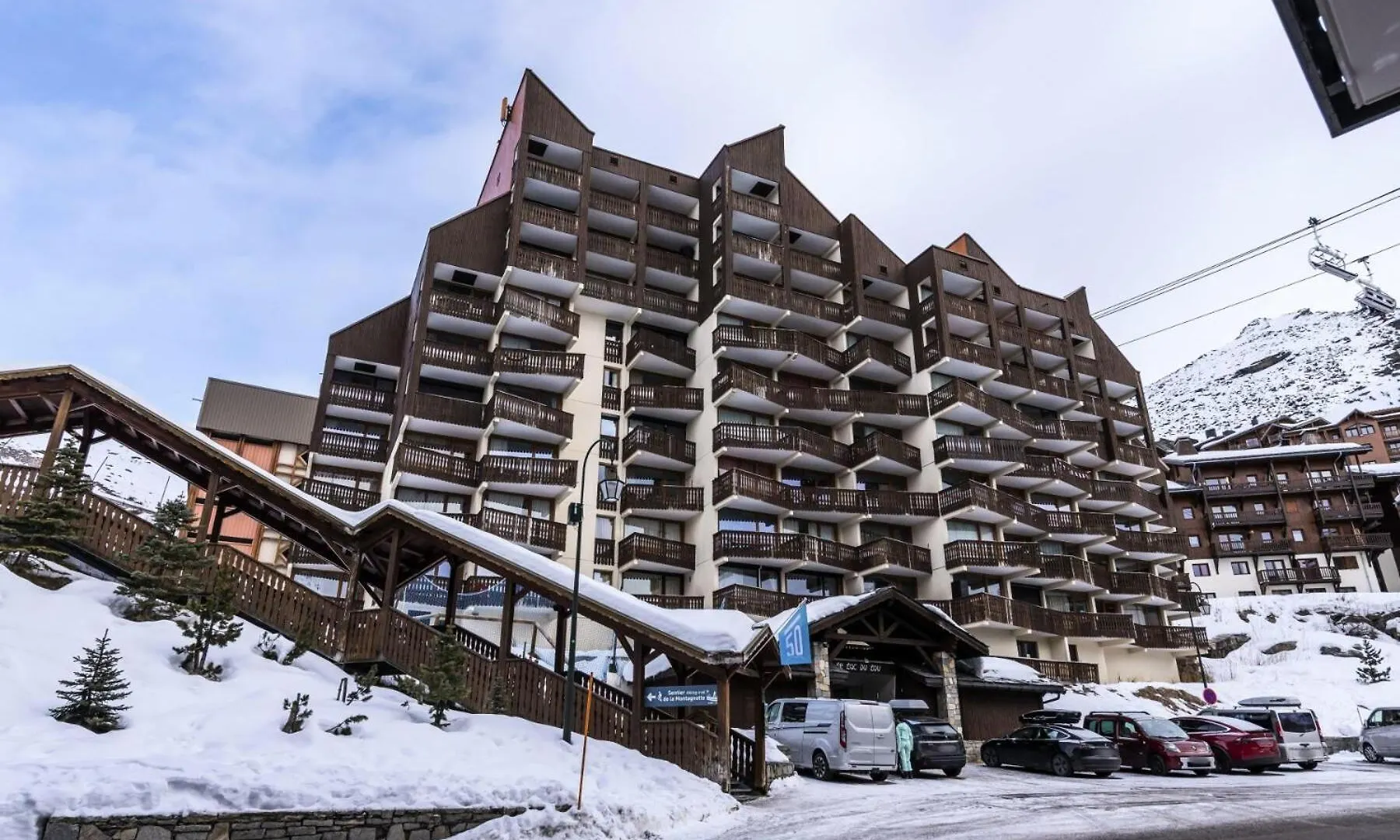 Residence Lac Du Lou - Val Thorens Location: Appartement De 38 M2 Au 7Eme Etage, Skis Aux Pieds, Balcon Expose Sud Mae-9021